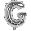 Ballon aluminium mylar lettre G,  argent