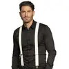 paire de bretelles polyester blanc adulte - boland 00591