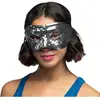 Non communiqué masque loup facettes disco argent adulte - boland 00198