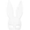 Masque Lapin Blanc Adulte   Masque Bunny Femme Soirée EVJF Carnaval