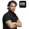 BRASSARD POLICE MISSION INTERVENTION UV ADULTE  Jaune