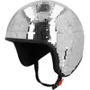 CASQUE BOULE À FACETTES ARGENT DISCO ADULTE  Gris Argent