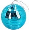 Boland PETITE Boule à facettes 15cm à suspendre, Turquoise