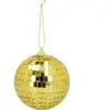 Boland BOITE de 6 Boules à facettes 8cm, Or