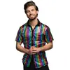 Boland Chemise disco Diamond arc-en-ciel - Homme