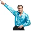 Boland Chemise Disco Turquoise - Adulte