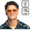 Lunettes party LED Blink - Orange