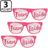 Set 3 lunettes party Team bride