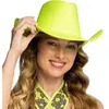 Chapeau cowboy Blaze - Jaune fluo
