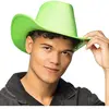 Chapeau cowboy Blaze - Vert fluo