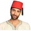 JADEO chapeau tarbouche fez rouge moyen-orient homme - boland 04016