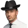 Boland Chapeau feutre Gangster - Borsalino - Noir - Adulte