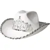 Boland chapeau Glimmer dames blanc taille unique