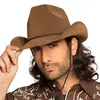 Boland chapeau de cow-boy Utah polyester brun taille unique
