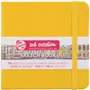 Carnet Croquis 12x12 cm - 80 feuilles - 140g - jaune - Royal Talens