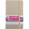 Art Creation Carnet Croquis 9x14 cm - 80 feuilles - 140g - Or Blanc - Royal Talens