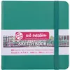 Talens Art Creation Carnet Croquis 12x12 cm - 80 feuilles - 140g - vert forêt - Royal