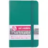Carnet Croquis 9x14 cm - 80 feuilles - 140g - Vert Forêt - Royal