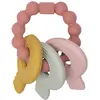 Rubo Toys Hochet de dentition trousseau de clefs rose