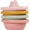 Rubo Toys Bateaux de bain à empiler rose