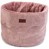 DBL Designed by Lotte Ribbed Panier pour chat Rose 50 x 50 x 35 cm