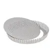 Patisse moule a tarte perforé antiadhésif en acier revetu - 28 cm 03573