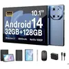 TAKINURU Tablette 10.3  Newest Tablette Android 14 avec 5G WiFi 6,32Go...