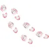 RueDeLaFete Empreintes De chaussures Ensanglantées - 3 paires