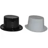 Chapeau Haut de Forme en Plastique Blanc