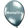 RueDeLaFete Ballons en latex X 40 Argent métallique
