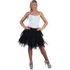 fanpoint Jupe en Tulle Noir - Femme - Cabaret - Taille Standard - Soirée Déguisée