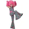 Funny Fashion Combinaison Disco Enfant - LP - Cape de Sorcier - Rose - 3 ans et plus