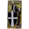 Funny Fashion Déguisement Chevalier Enfant - Set 3pcs - Bouclier 30cm - Épée 50cm