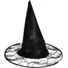 Chapeau sorcière avec toile d'araignée