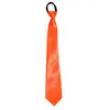 Cravate néon fluo orange
