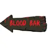 Décoration murale 50 cm - blood bar - Halloween