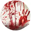 Merkloos / Sans marque Halloween lot de 8 assiettes en carton