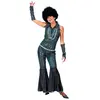 Funny Fashion Combinaison Disco Noir - Femme