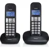 Profoon Téléphone sans fil, 2 combinés PDX-1120 Noir