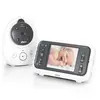 Babyphone avec caméra et écran couleur 2.4 Alecto DVM-77 Blanc-Anthracite