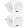 Prise intelligente Wi-Fi avec moniteur de consommation d énergie, 16A,...