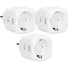 Prise intelligente Wi-Fi, 16A, 3680W, pack de 3 Alecto SMART-PLUG10 TR...