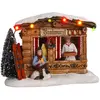 Luville Village de noël miniature étal de bratwurst H10