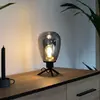 Steinhauer Lampe à poser Reflexion, Ø 15 cm, hauteur 28 cm, noir
