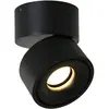 Mexlite - spot - Fez Black - noir - plastique métal - Ø 8cm - LED