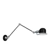 Steinhauer - Mexlite - applique murale - Davin - noir - aluminium métal -