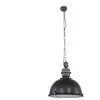 Steinhauer Sienna Tough Guy Dome Suspension Plafonniers Noir Mat, Verre Mat, Métal