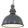 Steinhauer - suspension - Bikkel - gris - verre métal - ø 52cm -