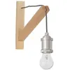 Steinhauer - Mexlite - applique murale - Dion - marron - bois - E27 - 7787BE