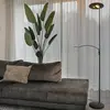 Besselink licht Steinhauer Lampe sur pied LED Zenith, lampe de lecture, CCT, métal, noir